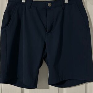 Bonobos Dark Blue Flat Front Shorts